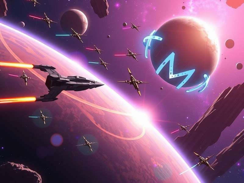 Nova Galaxy Warfare cosmic battle scene